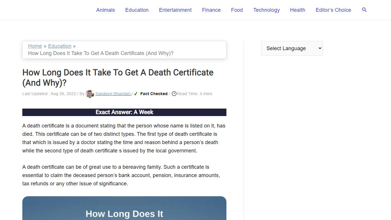 How Long Does It Take To Get A Death Certificate (And Why)?